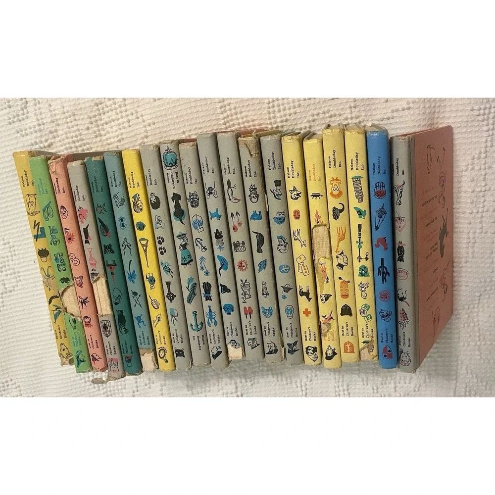 Best In Children's  Books by Nelson Doubleday Vintage 1957 -1961 Lot Of 20